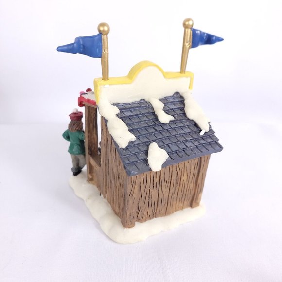 NEW Snowflake Falls Christmas Village - 8 Piece Lighted General Store Set 2002 - Picture 14 of 16